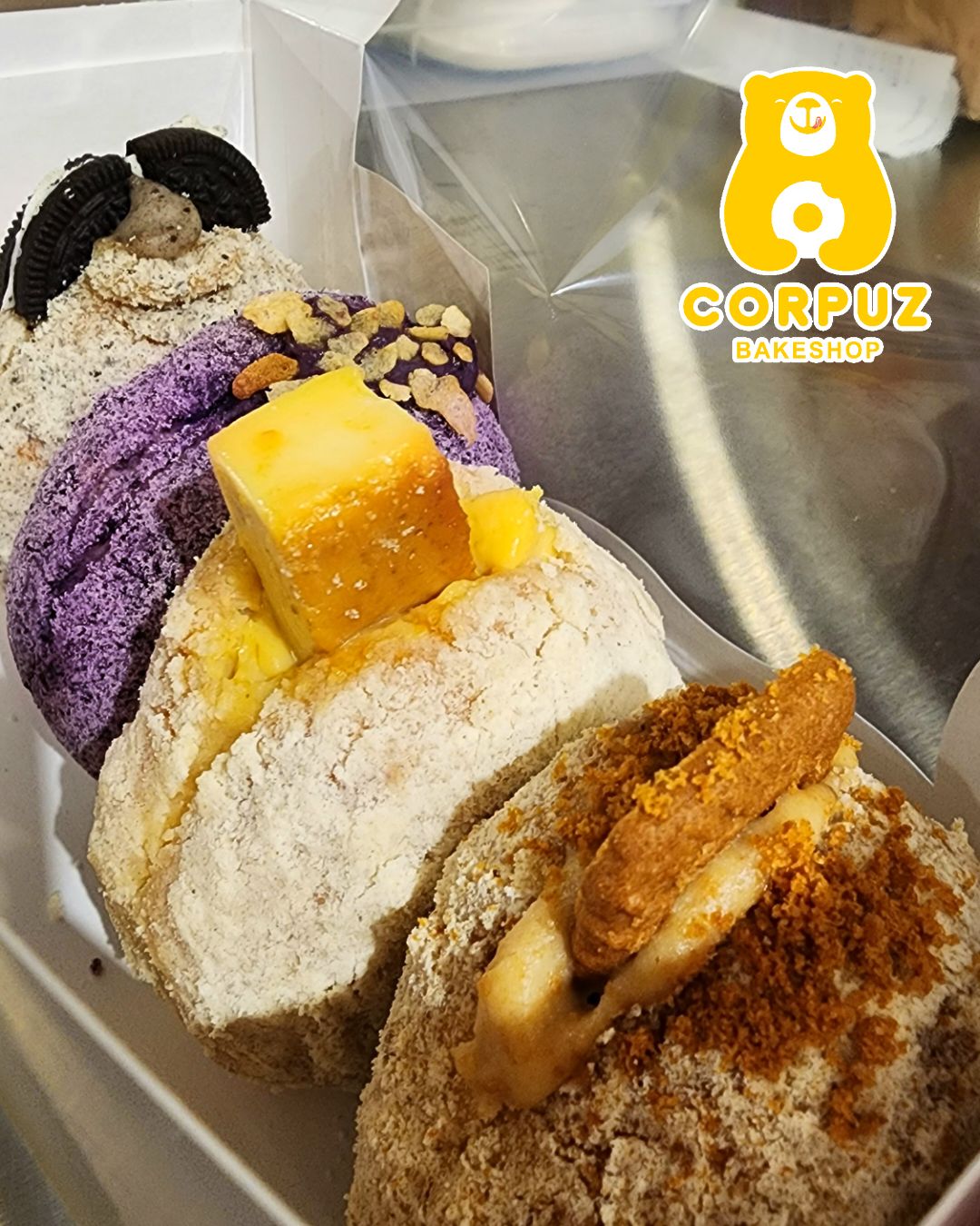 Brioche Cream Polvoron donuts