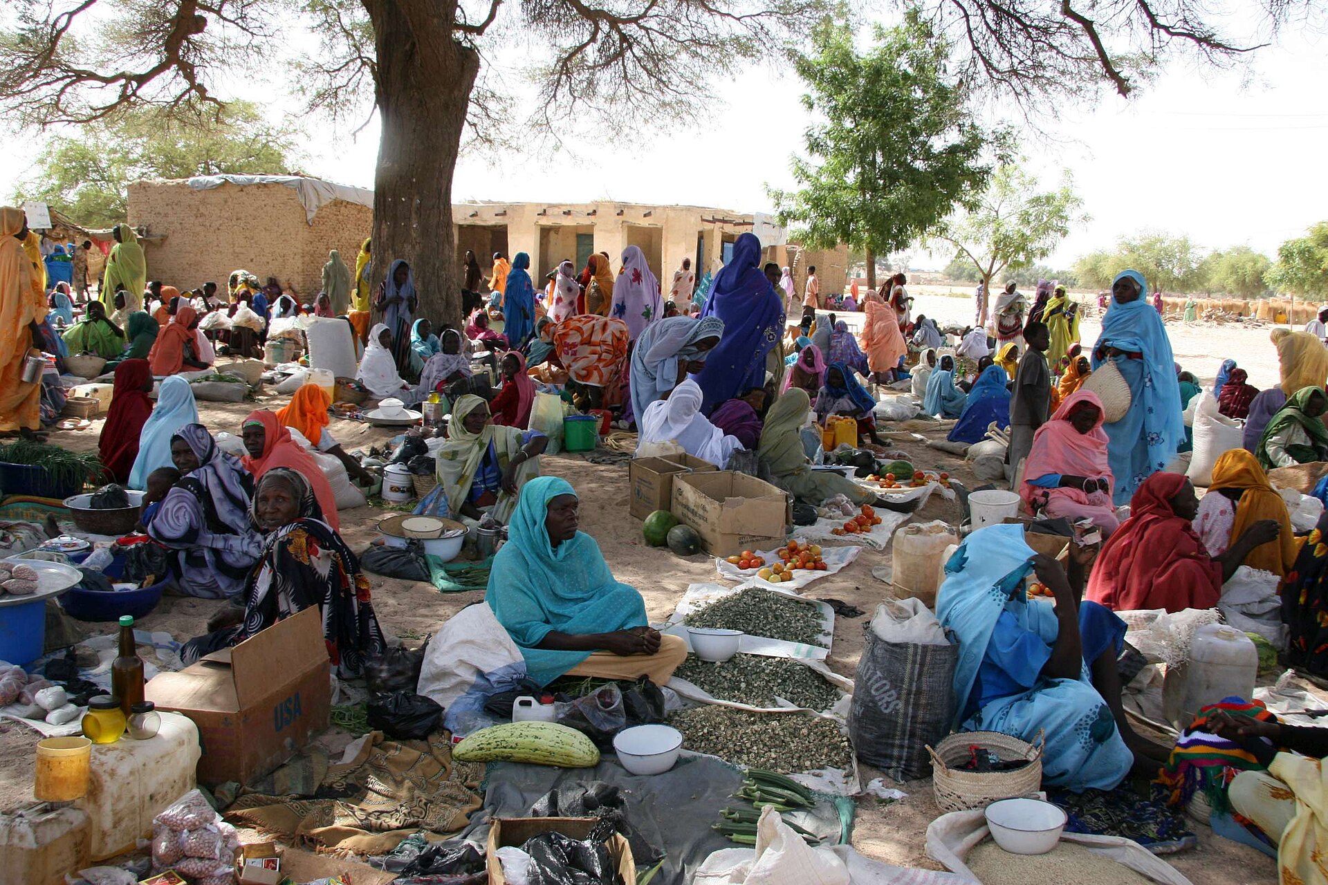 Everyday market life in a Darfur community